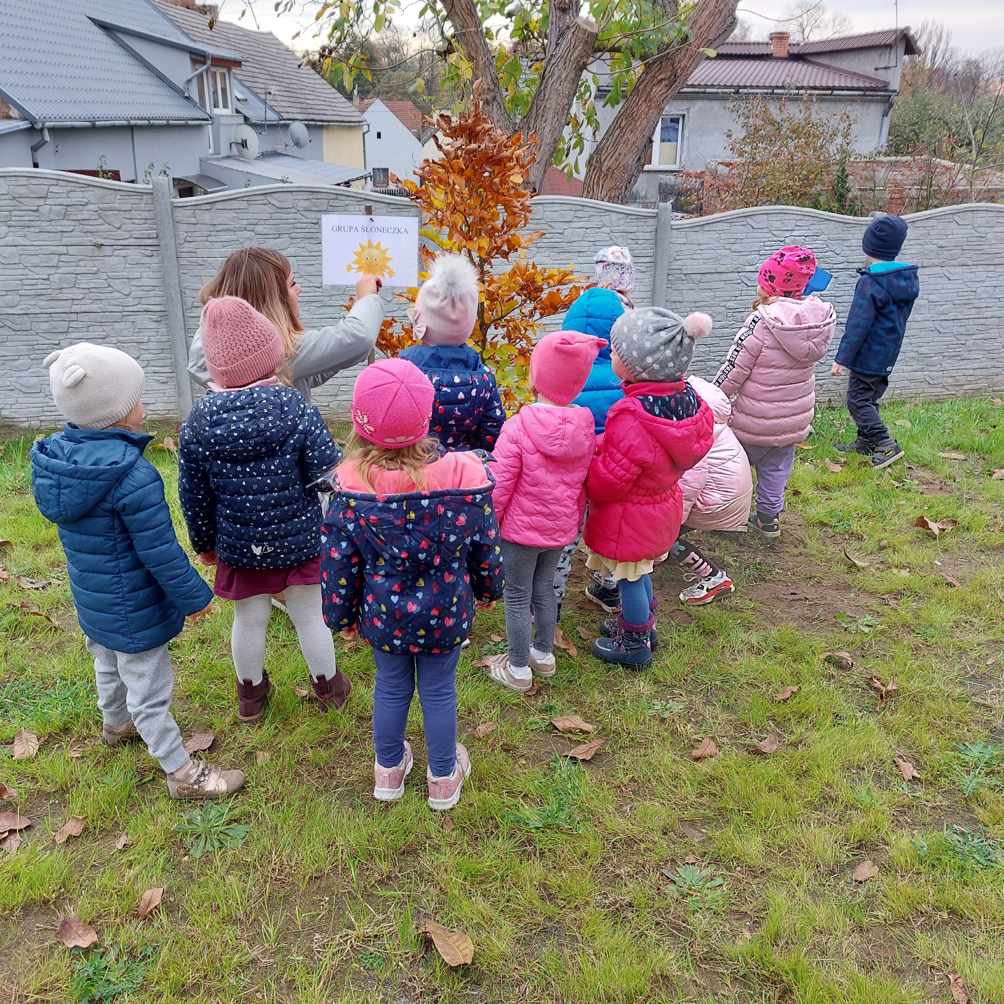 Przedszkolaki sadzą drzewka